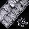 550Pcs/box Acrylic French Nail Art Decor Fake Artificial Foot Tips Toe Nails Tips False Toe Nails