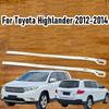 Wooeight 2Pcs Front Bumper Repair Metal Plate Buckle Reinforced Stainless Steel Bracket For Toyota Highlander 2012-2014 Parts