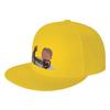 Fashion CBBC deadly  inspired design Flat Brim Sun Hat  Suitable For Square Faces Unisex Hat
