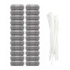 Lot de 24 Crépines de Filtration en Acier Inoxydable 304 de Haute Qualité pour Siphons de Salle de Bain et Évacuations de Buanderie, Faciles à Nettoyer
