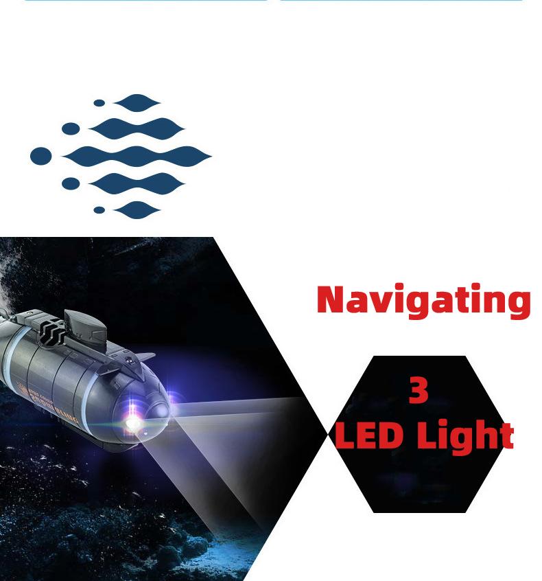 Детская электрическая шестиходовая мини-подводная лодка — фото 9