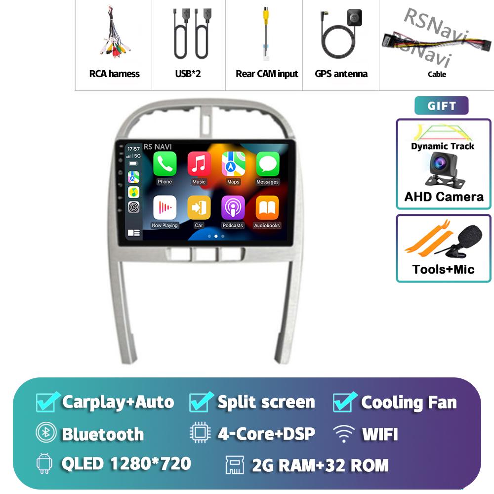 

Android 14 Автомобильное радио для Chery Tiggo 3 2009 - 2013 Плеер Мультимедиа GPS Навигация Стерео CarPlay Авто Видео DSP 360 Камера DVD