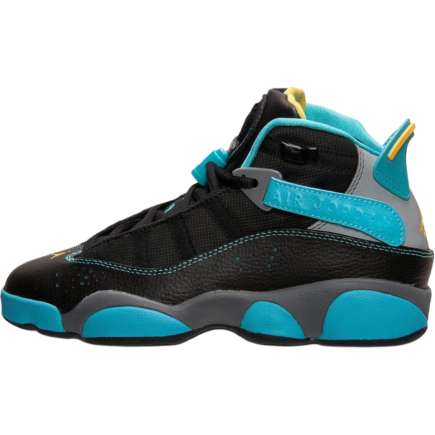 

Jordan Air Jordan 6 Abrasion Resistant Abrasion Resistant Mid top Children s Basketball Shoes Black Teenagers 323419-089 40