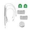 Front Door Glass Repair Kit for Land Rover Freelander 1-Right-Left-SET