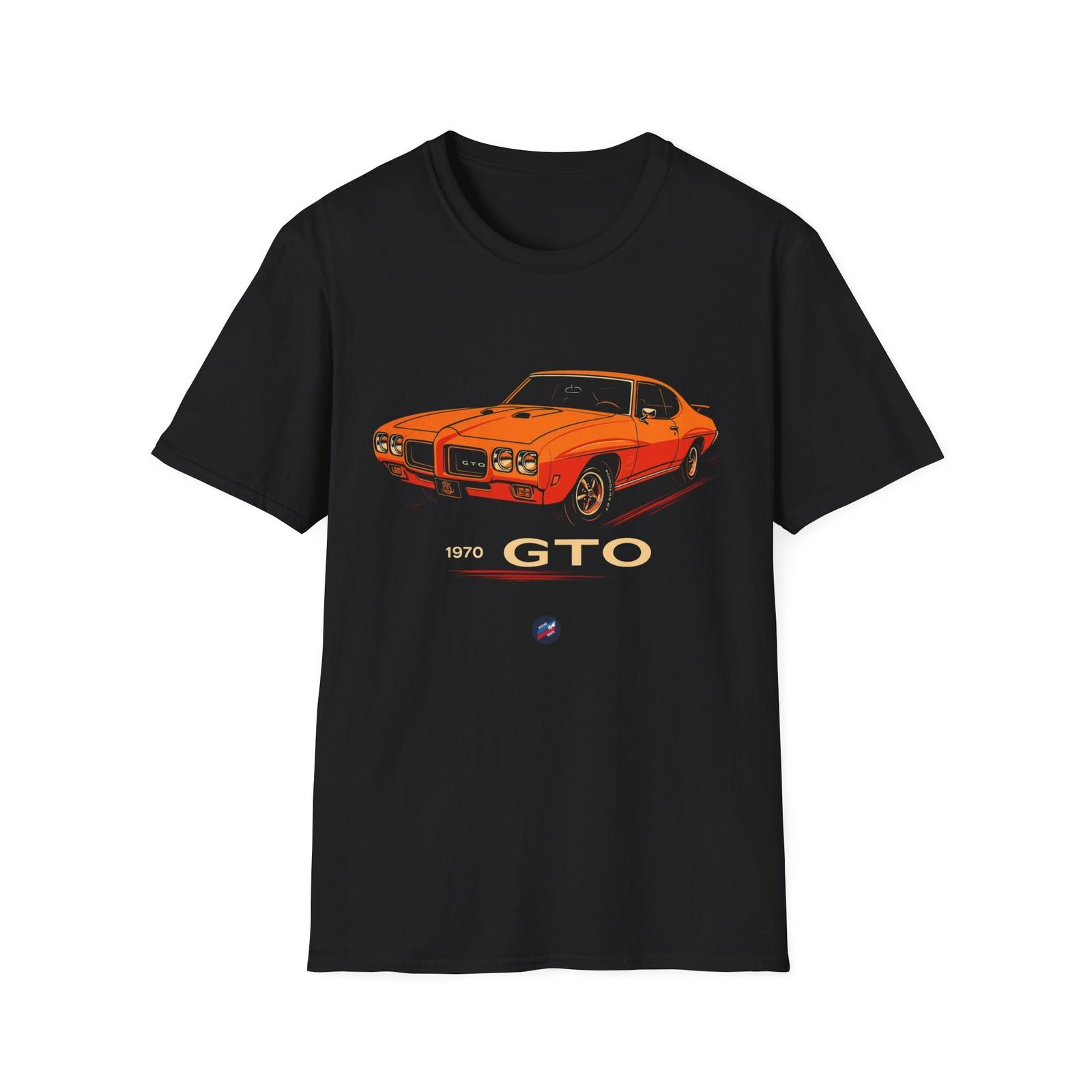 1970 GTO Judge Shirt – Classic Muscle Car Vintage Orange Graphic Tee XXL