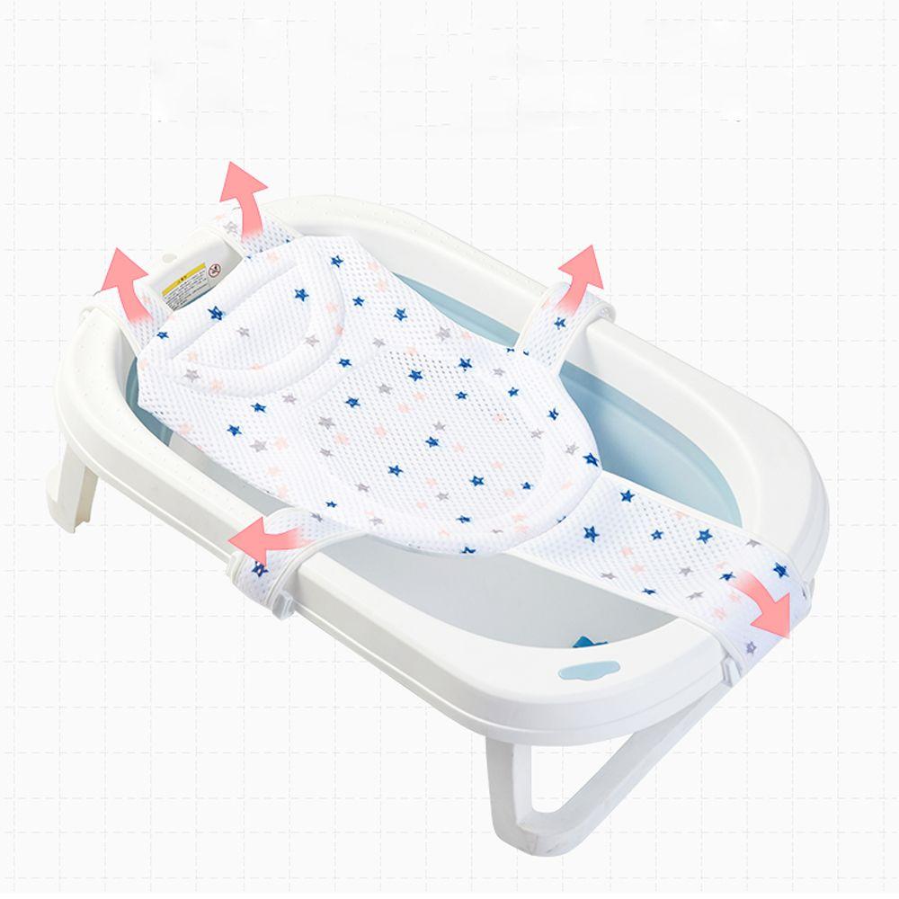 Safe Newborn Non-slip Baby Tubs Cross-shaped Bath Mat Bathtub Seat