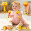 Baby Sensory Toys with Rattles - Multicolor Tactile Stimulation Toys for Motor Skills Development, Gripping & Ringing Sounds