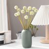 6 Bundles Fake Pompon Mums Artificial Flower Faux Mini Chrysanth Ball with Stem for Vase Filler Home Wedding Party Centerpiece Flower Arrangements