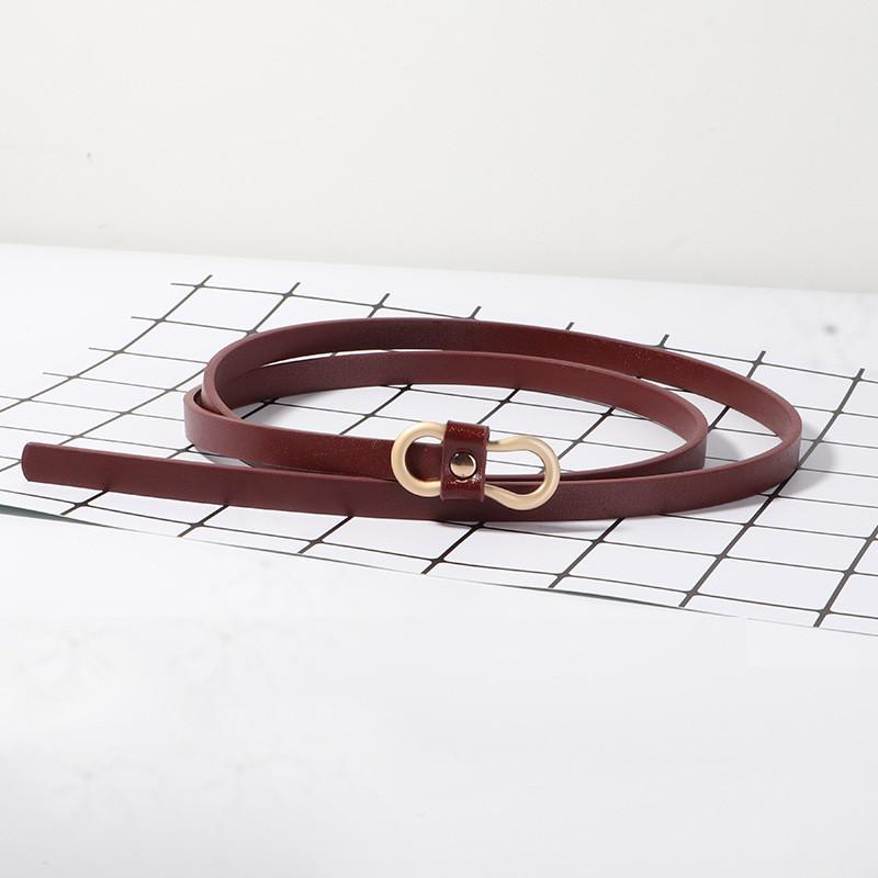 Trendy Ladies Slim Pu Leather Waist Belt Ideal For Chic Shirt And Skirt Combinations