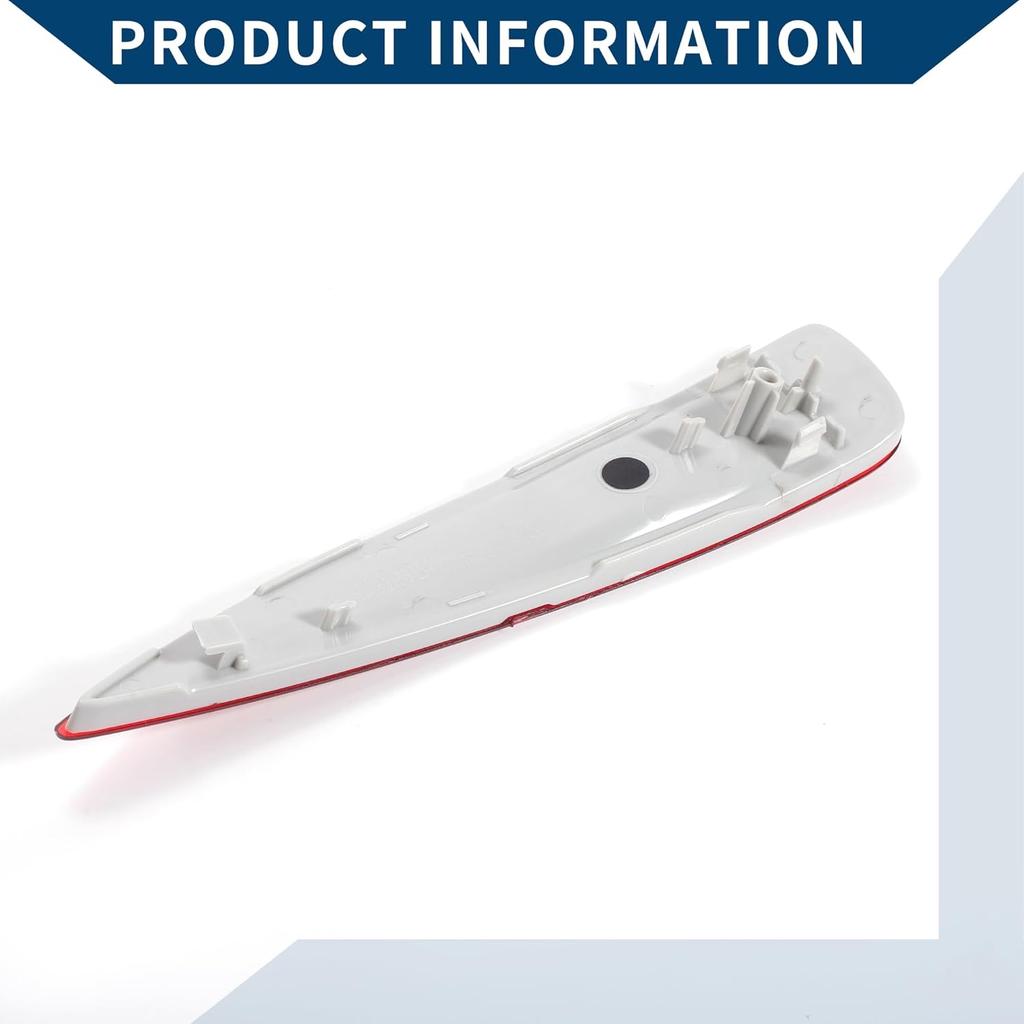 No.5216452100 Bumper Reflector for Toyota Yaris 2012-2014 Without Sport Bumper/Rear Left Bumper Reflector Side Marker/Durable ABS / 1 Pc Red