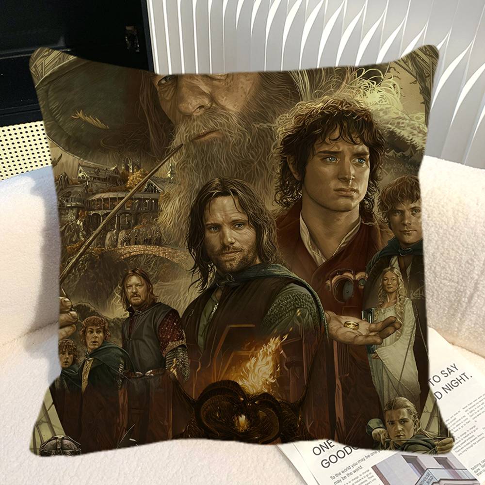 Movie TThe HHobbitt Pillow Case Square Pillow Bedroom Sofa Leisure Comfort Cushion Car Home Decoration