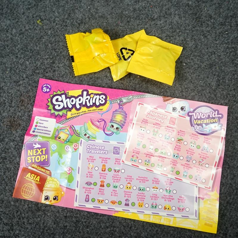Shopkins Supermarket Mini figurky Sáčky s překvapením Ovoce Elfové Miniaturní Hračka Roztomilá Dekorace Sběratelské předměty Simulovaná Figurka Dětské Dárky