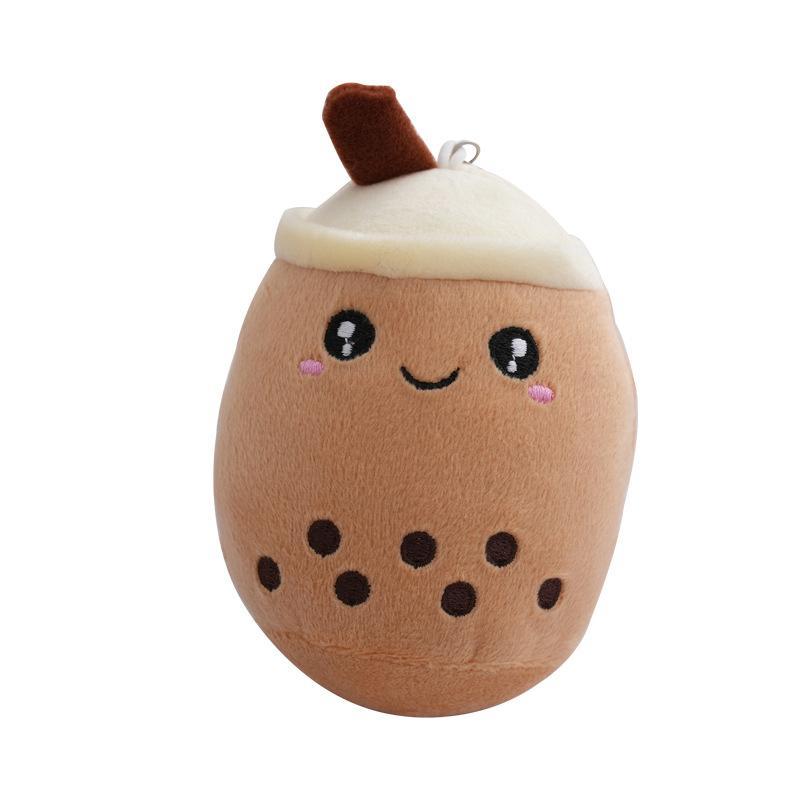 1Pc Bubble Tea Cup Plush Toys Kawaii Fruit Milk Tea Design Kids Stuffed Doll