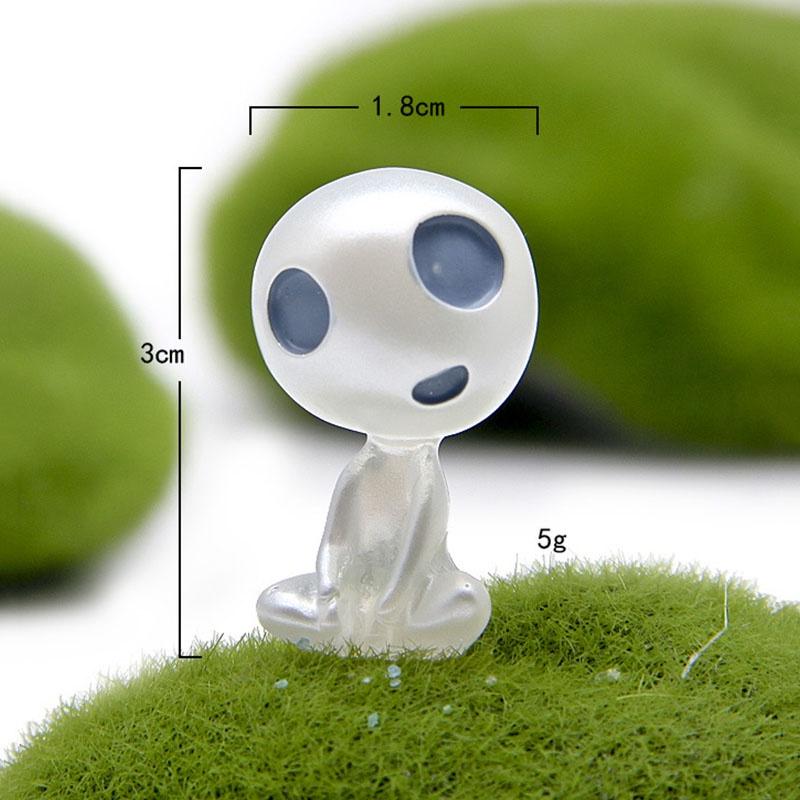 Enchanting Mini Mononoke Luminous Tree Elves Doll Ornament For Micro Landscape Bonsai