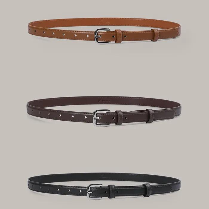 Formal Hide Belt - 3 Color (Silver)