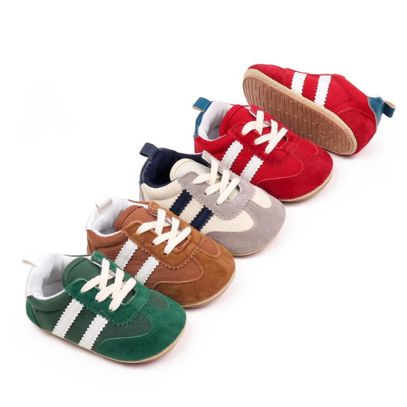 Baby FreizeitsportSchuhe Frühling und Herbst Mädchen und Jungen Hohe Qualität PVC Sohle Anti Rutsch Prewalker Schuhe BLS4034