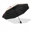 1pc Pink Bananas Open/Close Folding Umbrella, All- Portable Umbrella for & Men, Stylish Accessory (Holiday Gift) 8-Rib Yy251213129