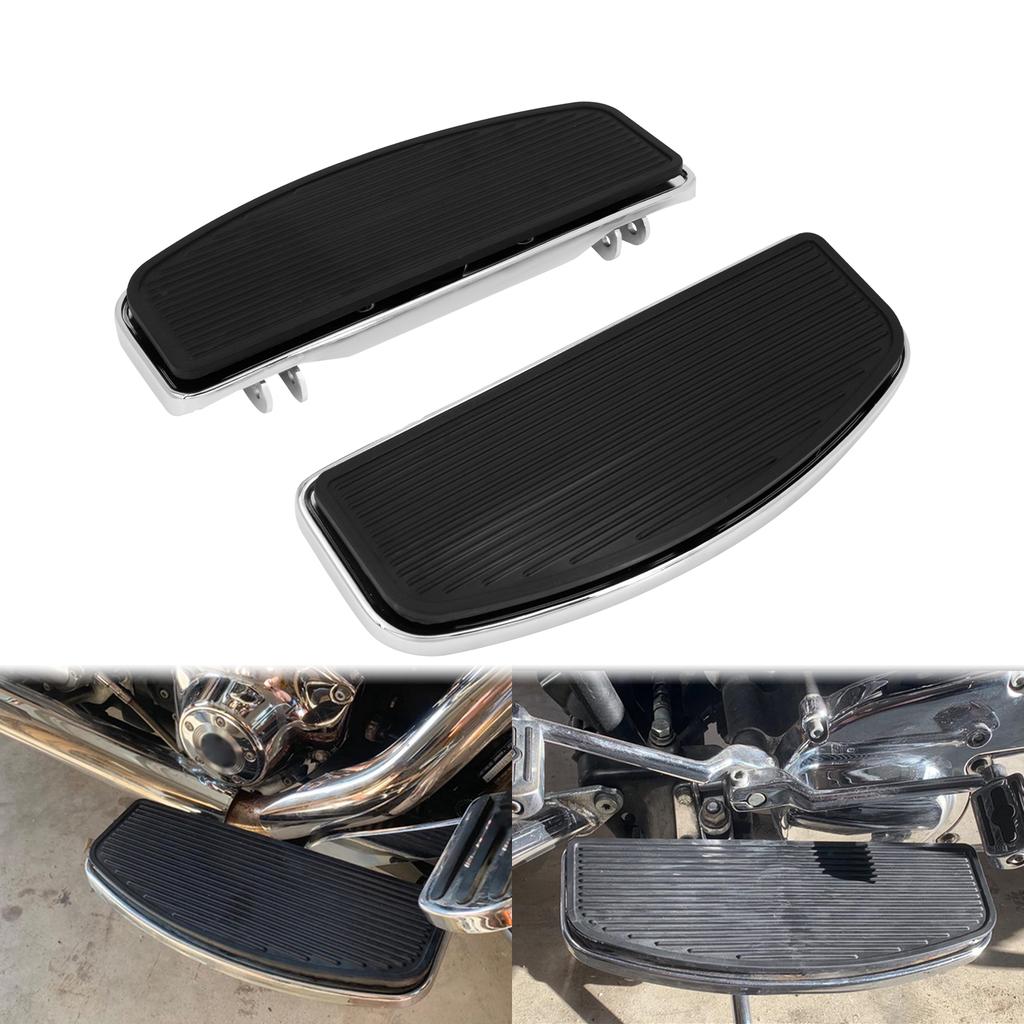 Motorcycle Driver Floorboard Rider Footboard Footpegs Pedal Footrest For Harley Touring Road King Electra Glide Softail FLHR FLH
