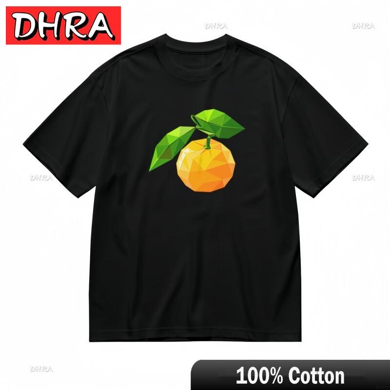 

Womens Machine Washable Classic TShirt Geometric Fruit with Leaf Design Tee Urban Graphic Modern Tshirt Urban Graphic Modern 4XL