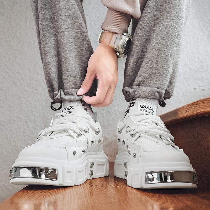 Original Purple Men's Casual Sneakers Fashion Rivet Men Skateboard Shoes Streetwear Hip Hop Shoes Men Platform Designer Sneakers