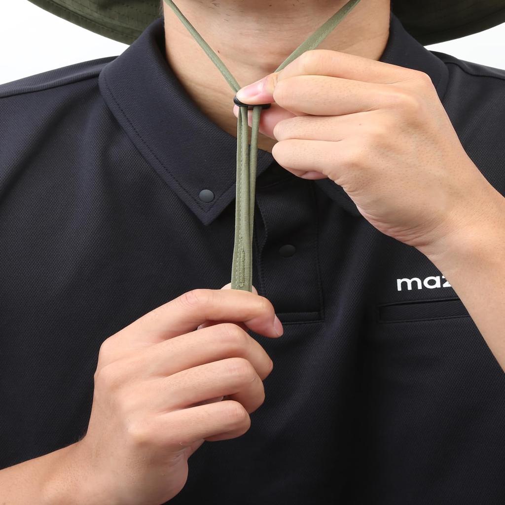 [Mazume] Sunshade Hat, Available In Two Sizes: Army Green, X-Large (59-63cm)