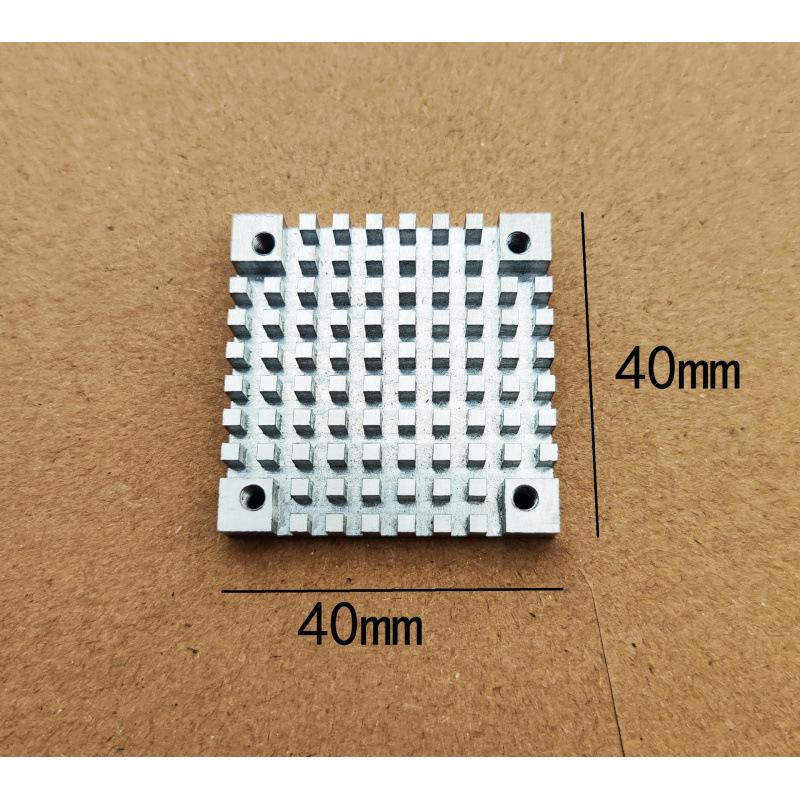 

Aluminum Alloy Heatsink Cooling Fan for Electronic Components - 4040 MOS Chip Heat Dissipation. Aluminum Alloy Fan Version 40x40mm-2mm
