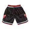 Bulls Retro Embroidered Drawstring Cropped Basketball Shorts Training Shorts