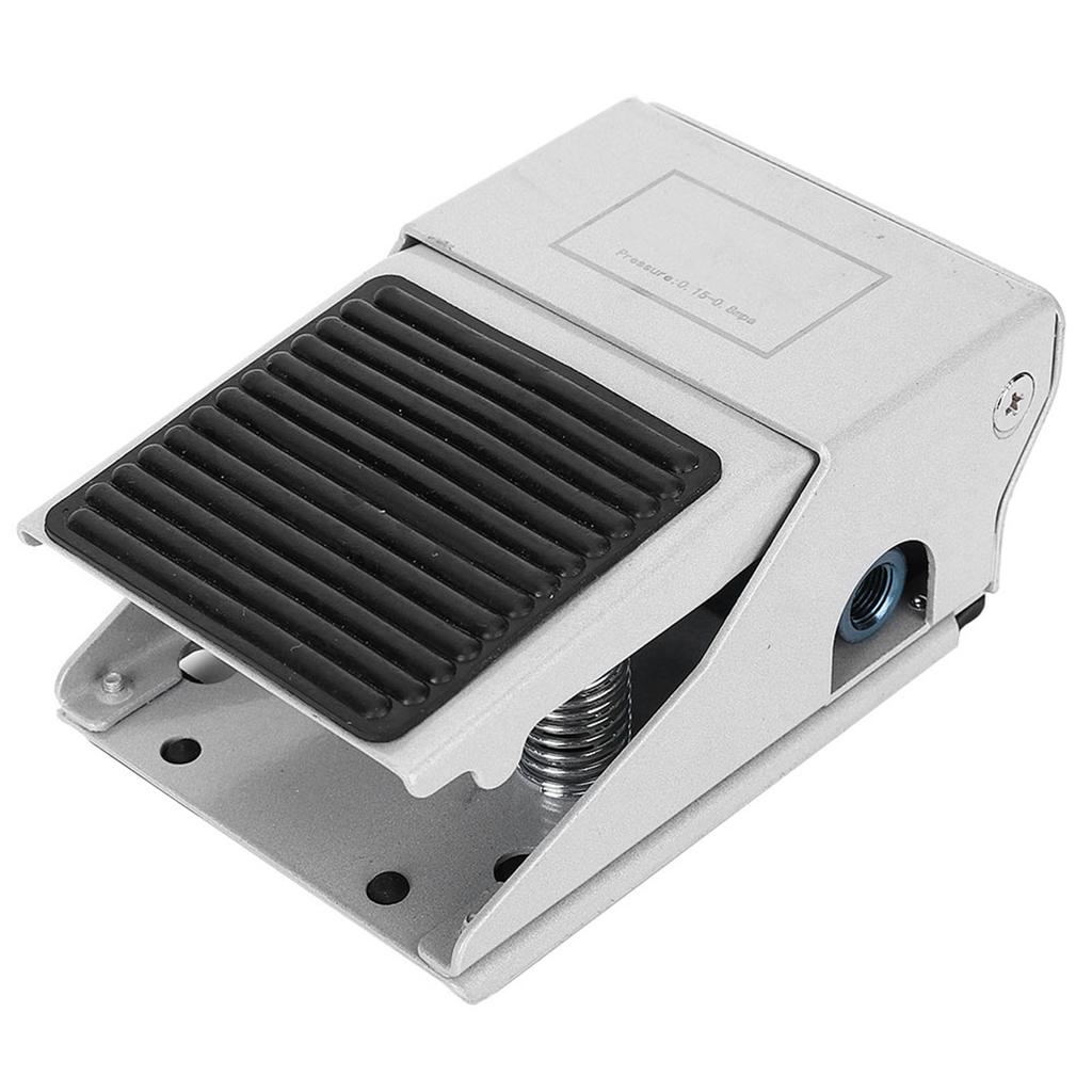 1Celsius4 Pneumatic Foot Pedal Valve, 3 Way 2 Position Threaded Nonslip Pressure Control Foot