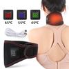 Smart Temperature-Controlled USB Electric Heated Neck Warmer Fleece Lining Three Adjustable Heat Settings Model