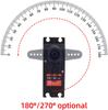 DS5180 Servo Digitale ad Alto Torque 80KG 7.4V | Alluminio CNC Completamente Metallico | Impermeabile | Ideale per Crawler RC, Auto 1/10, Robotica