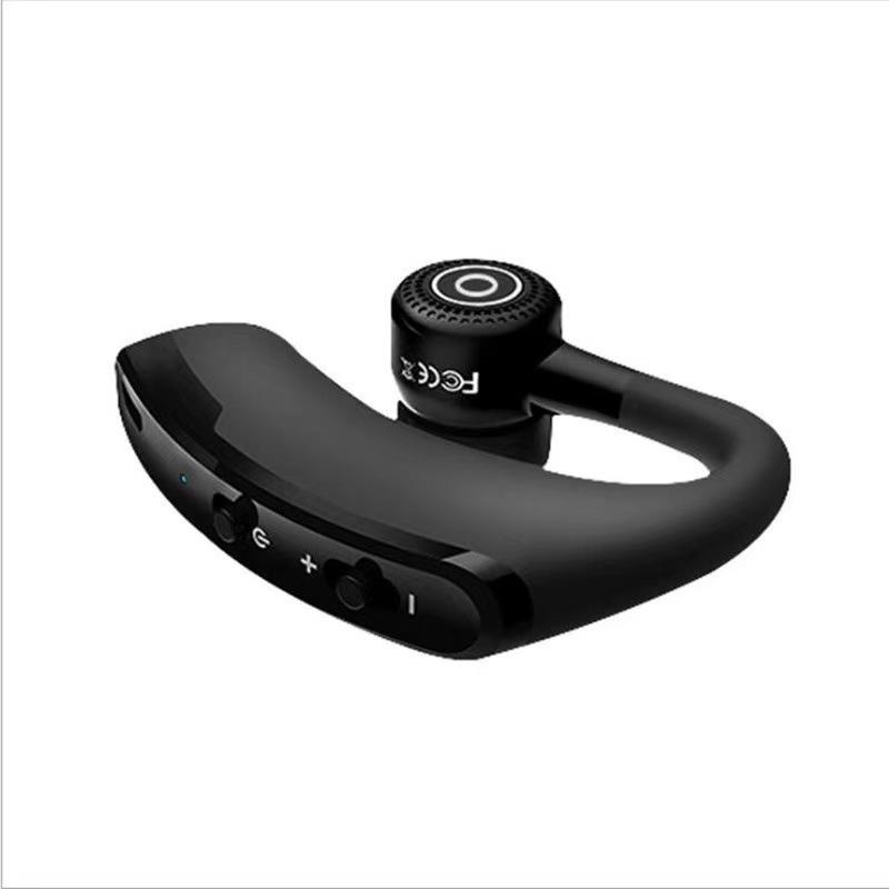 V9 Bluetooth Headset, Upgraded Version with Voice Control, Business Car-Mounted Ear-Hook Stereo.