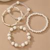 Bohemian Fashion Elegant Pearl Beaded Bracelet Set For Women Gift Jewelry