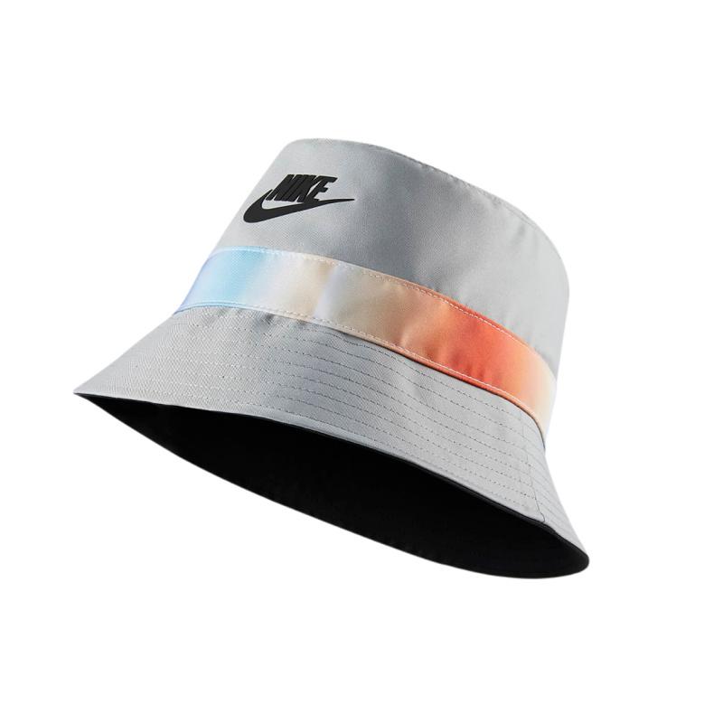 

Nike Polyester Bucket Hats Kids Light Smoke Gray/Black Casual CW5898-077 M/L