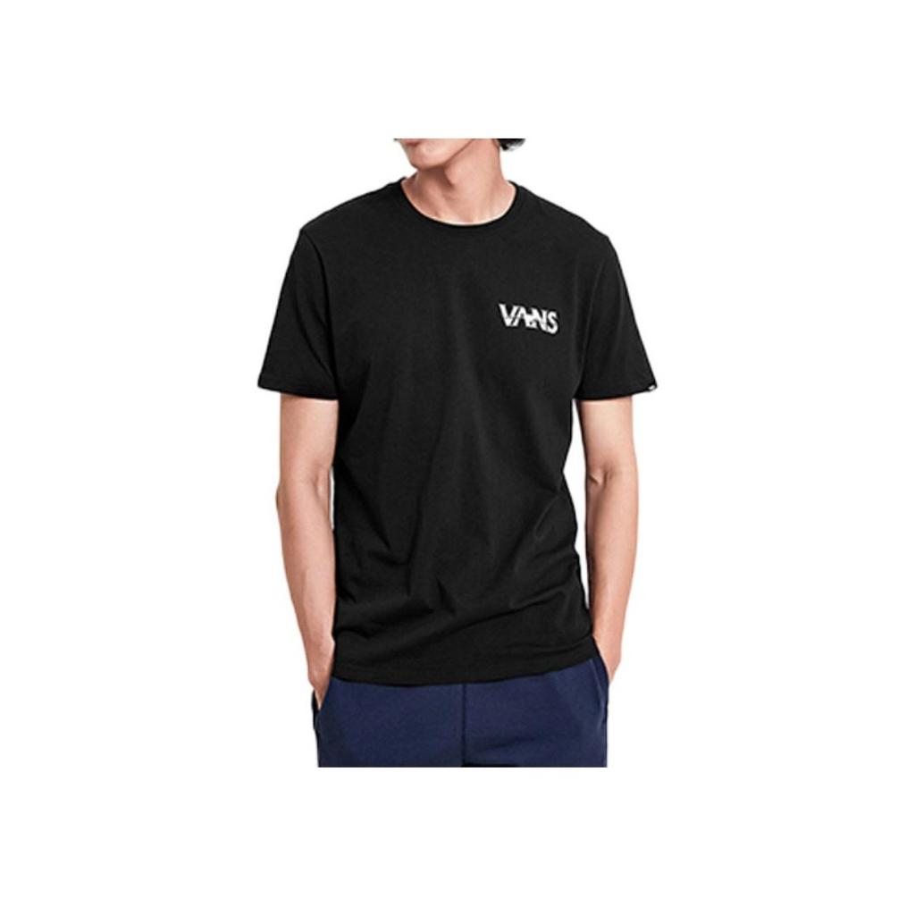 Vans Bright Skull Print Short Sleeve T-Shirt Men Tops Black VN0A4MLVBLK