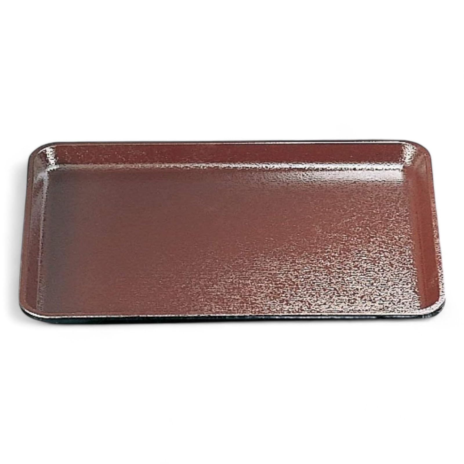 

FRP Zelkova Tray Lacquerware Made in Dishwasher Safe J-kitchens 2-shaku (Tray/Tray) Brown, Non-Slip, 35cm, (Strong Resin), Japan,