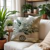 Spring Sofa Pillow Living Room Ornaments Spring Daisy Letter Print Pillow Simple and Versatile Automobile