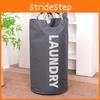 Portable Collapsible Round Laundry Basket Oxford Cloth Waterproof Bag Storage
