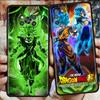 Phone Case For Xiaomi Mi Poco X3 NFC X4 M4 M3 Pro F1 F4 F3 GT C40 11T 11 Lite 5G Fundas Black Cover Saiyan Brolis Anime