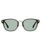 Zoff SUNCUT UV100 Cut Wellington Sunglasses ZA251G24 Rubber Temple Non-Slip Unisex Moss Green Lens Clear Gray Frame