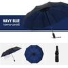 Fully Automatic 10K Strong Luxury Double Layer Windproof Resistant Large Business Rain Umbrella Parasol for Men and Women