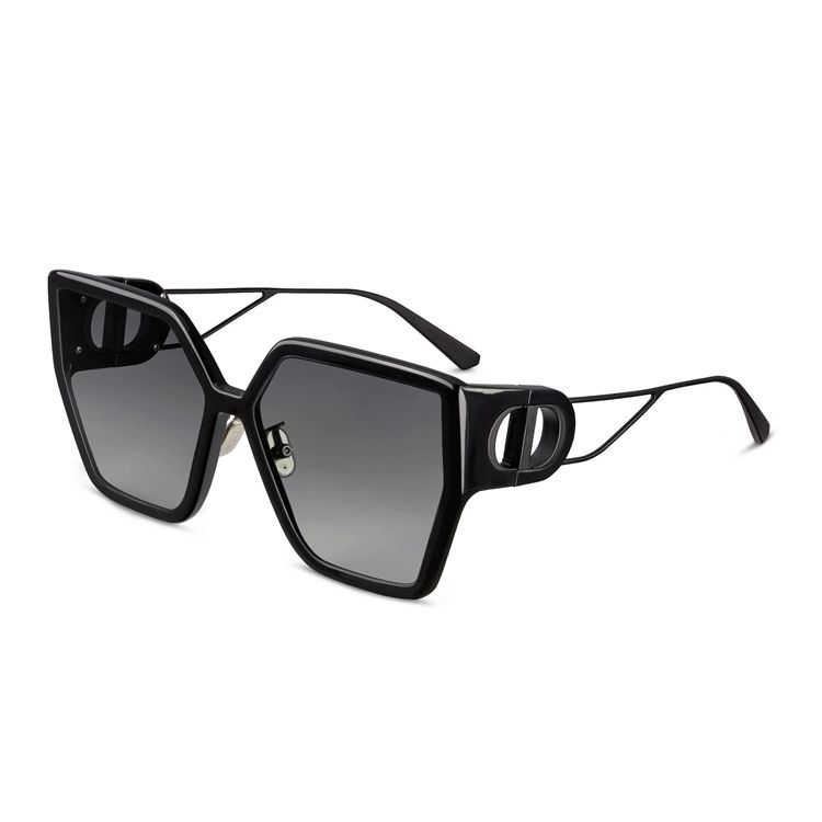 

Dior 30Montaine Bu Sunglasses Black Butterfly Frame Women sunglasses 30MTBUR-14A1 Basic Packaging-Eyeglass Case+Box,F,Gray Gradient