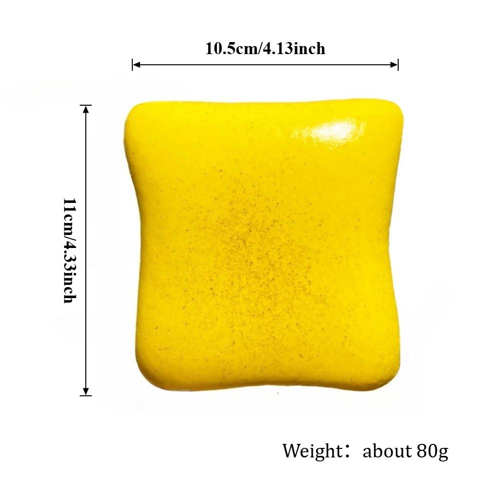 Squishy Butter Toast Bread SqueezeToys for Stress Relief, Soft Slow-Rise Anti-Anxiety Sensory Fidget Toys for Adults Kids ADHD