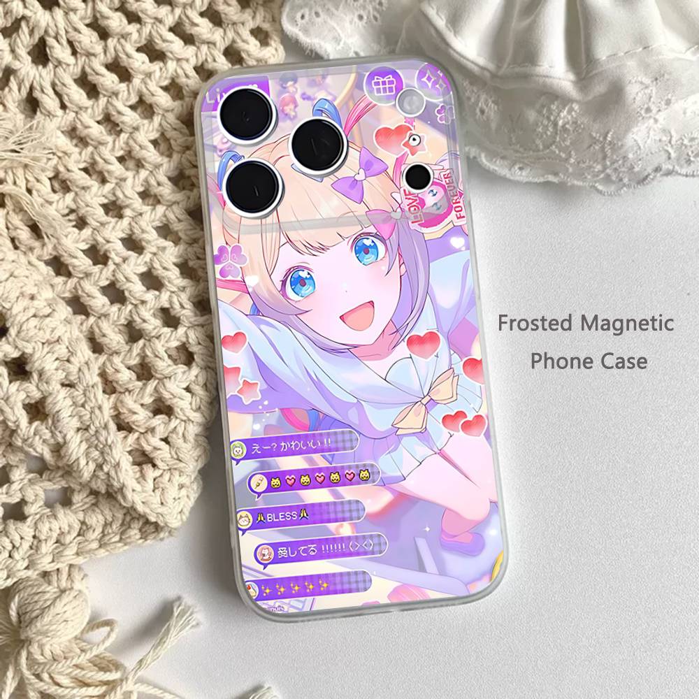 GAME NEEDY GIRL OVERDOSE Phone Case For iPhone 14,16,12,17,13,15,11 Max,Pro,Mini,Plus,Air,E Magnetic Frosted Transparent