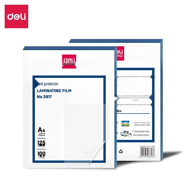 Deli A4 Laminating Film