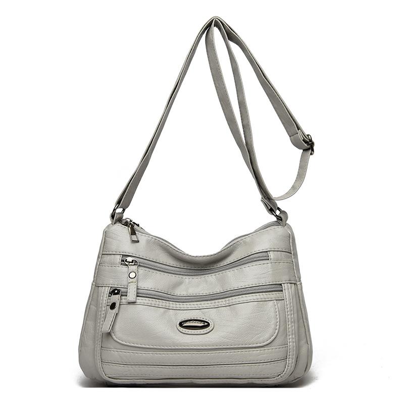 Large Capacity Shoulder Bag Women's Crossbody Bag Soft Leather Mother Bag