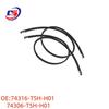 The 74306-T5H-H01 and 74316-T5H-H01 fit 2015-2020 Fit roof gutters.