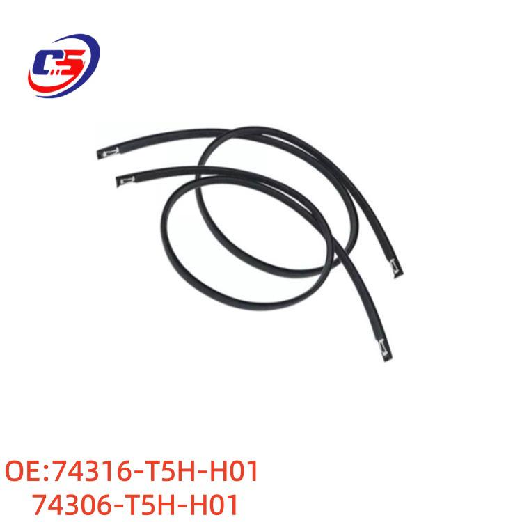 The 74306-T5H-H01 and 74316-T5H-H01 fit 2015-2020 Fit roof gutters.