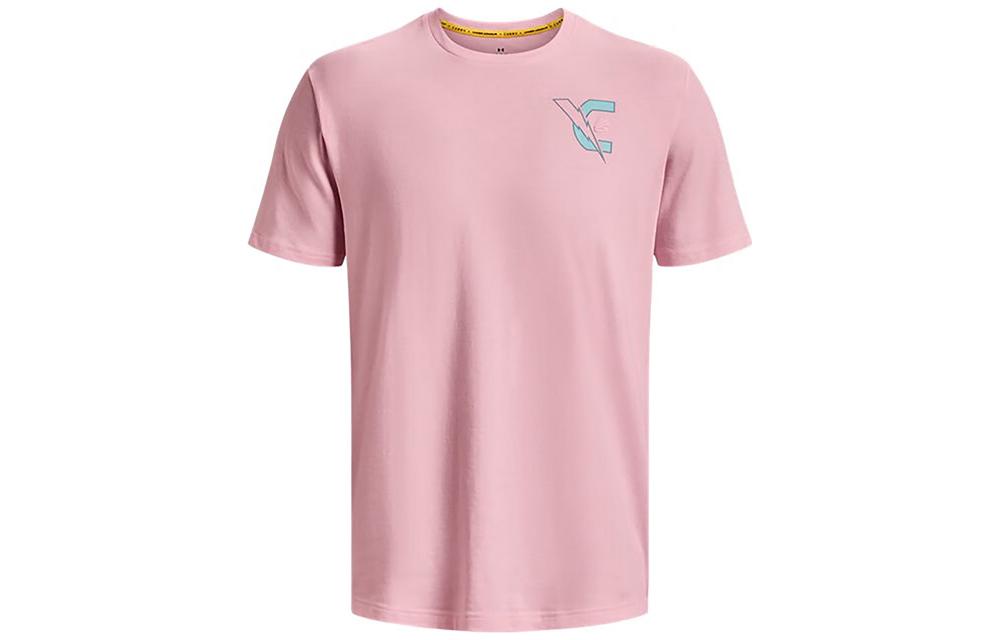 Under Armour T Shirt Men s Pink 1376807-676 L