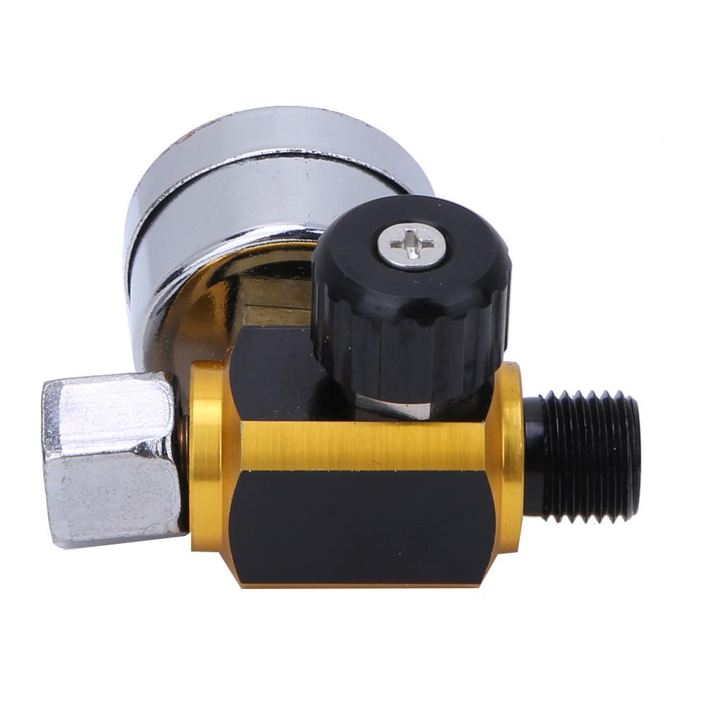Pressure Regulator 0-10barCelsius0-140psi Aluminum Alloy Valve 1Celsius4inBSPP Inlet Outlet Connector