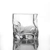1pc Art Design Mixed Glass Whisky Glass Irregular Dips Glass Vodka Cups Personality Crandy Snifters Ice Cubes Rock Glass | Old Glass (Transparent)